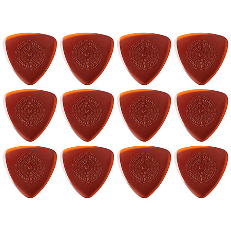 516R140 Primetone Small Triangle Grip 1,40 mm Sachet de 12 Dunlop