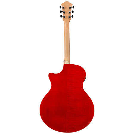 AE170 NTR Natural Gloss Top + Red Gloss Ibanez