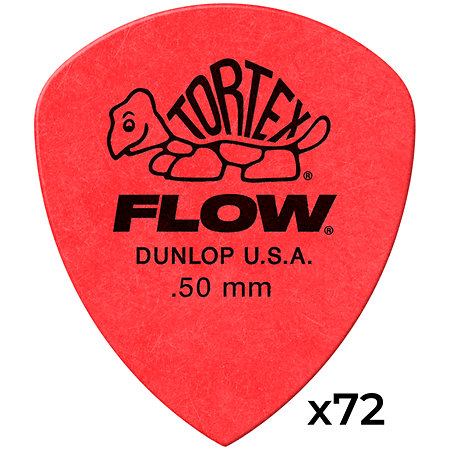 Dunlop 558R050 Tortex Flow Standard 0,50 mm Sachet de 72