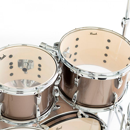 Roadshow Bronze Metallic 18'' + Tabouret + Cymbales Sabian Solar Pearl