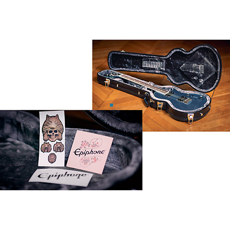 Waxx Nighthawk Studio Pelham Blue + Etui Epiphone