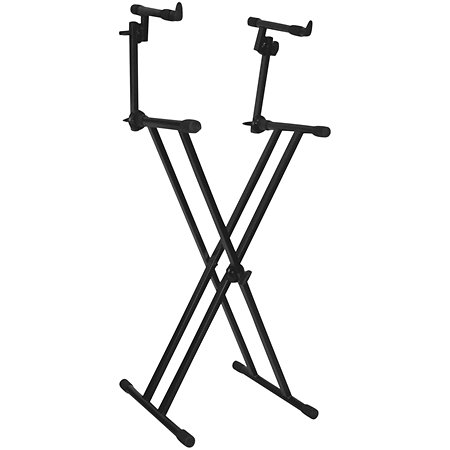 Quik Lok T22 Stand Clavier X double avec deux niveaux