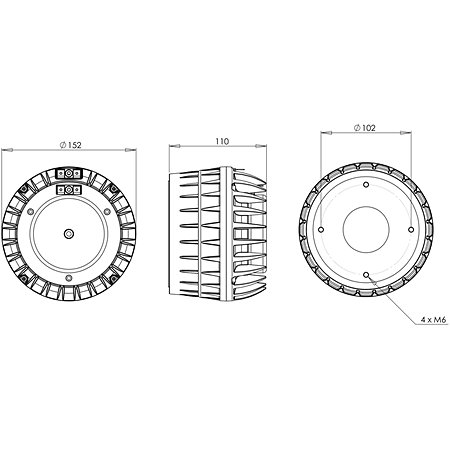 DCX462 8 Ohm Coax Driver B&C Speakers