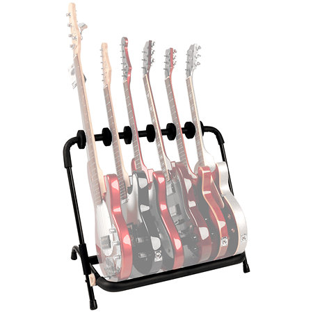 GS350-BB Stand pour 6 guitares avec disques de séparation Quik Lok