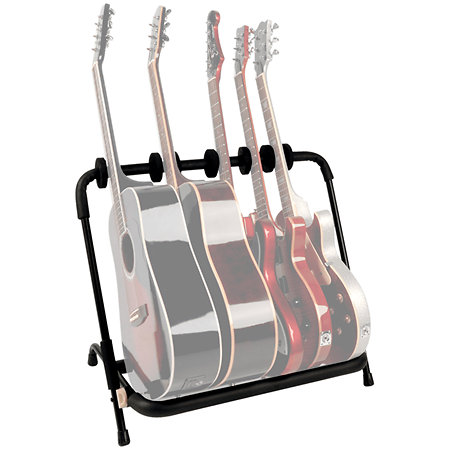 GS350-BB Stand pour 6 guitares avec disques de séparation Quik Lok