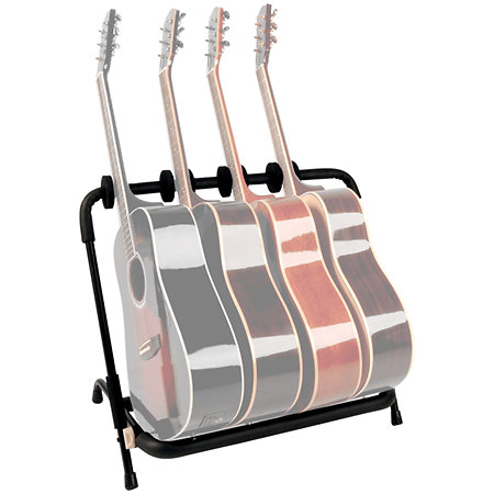 GS350-BB Stand pour 6 guitares avec disques de séparation Quik Lok