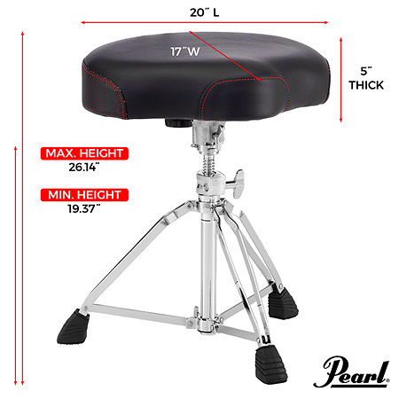 D-3500 Roadster Drum Throne Pearl