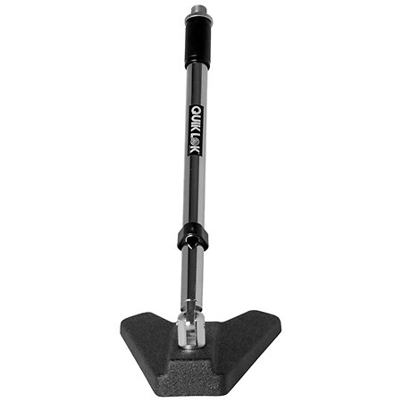 Quik Lok A114CH Pied court embase en triangle Chrome