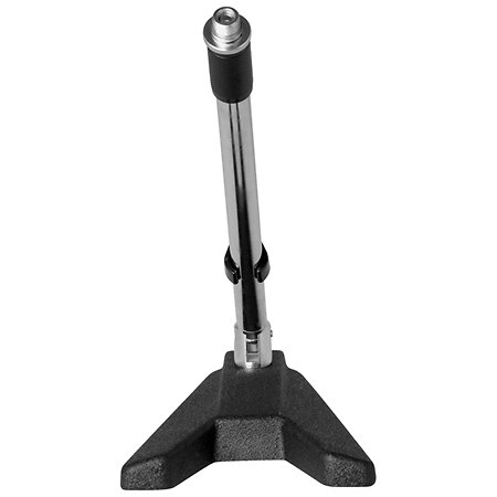 A114CH Pied court embase en triangle Chrome Quik Lok