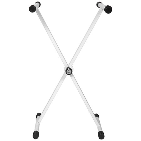 KEYBUNDLE1-WH pack avec stand clavier, siège et casque White Quik Lok