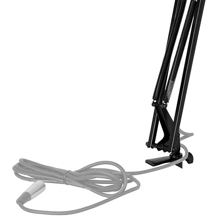 A25BK Perche de micro de table Black Quik Lok