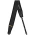 Bass Strap MetroLine en cuir logo doré Black Sadowsky