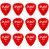 486PK-H Gels Red Heavy Sachet de 12 Dunlop