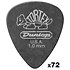 488R100 Tortex Pitch Black 1,00 mm Sachet de 72 Dunlop