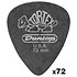 488R73 Tortex Pitch Black 0,73 mm Sachet de 72 Dunlop