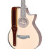 4116-25 Ascension Strap Cordovan Leather 2.5" Cordovan Black Butterscotch Taylor