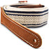 4006-20 Academy Strap Wht/Blue Jacquard Cotton 2" Amber Buckle Taylor