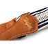 4006-20 Academy Strap Wht/Blue Jacquard Cotton 2" Amber Buckle Taylor