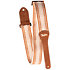 4014-20 Academy Strap Wht/Brn Jacquard Cotton 2" Amber Buckle Taylor