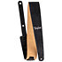 4401-25 Strap Embroidered Suede Black 2.5" Taylor