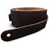 4401-25 Strap Embroidered Suede Black 2.5" Taylor