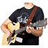 4400-25 Strap Embroidered Suede Choc 2.5" Taylor