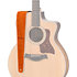 4402-25 Strap Embroidered Suede Honey gold 2.5" Taylor