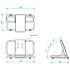 Foldable LCD/Plasma stand Anthracite 8300 Euromet