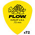 558R073 Tortex Flow Standard 0,73 mm Sachet de 72 Dunlop