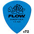 558R100 Tortex Flow Standard 1,00 mm Sachet de 72 Dunlop