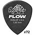 558R135 Tortex Flow Standard 1,35 mm Sachet de 72 Dunlop