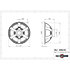 18NBX100 8 Ohm Push Buttons B&C Speakers