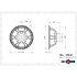14NDL88 8 Ohm Push Buttons B&C Speakers