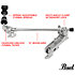 CLH-70 Mini Closed Hi-Hat Holder Pearl