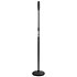 A988BK Pied de micro droit "One-Hand" avec base ronde Quik Lok