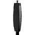 A988BK Pied de micro droit "One-Hand" avec base ronde Quik Lok