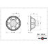 14NDL88 4 Ohm Push Buttons B&C Speakers