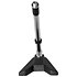 A114CH Pied court embase en triangle Chrome Quik Lok