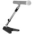 A114CH Pied court embase en triangle Chrome Quik Lok