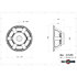15PLB76 8 Ohm Push Buttons B&C Speakers