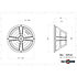 10HPL64 8 Ohm Push Buttons B&C Speakers