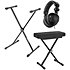 KEYBUNDLE1-BK pack avec stand clavier, siège et casque Black Quik Lok