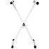 KEYBUNDLE1-WH pack avec stand clavier, siège et casque White Quik Lok