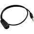 SX164TRS-B Câble numérique Midi Vers Minijack stéréo Type B 20 cm Quik Lok