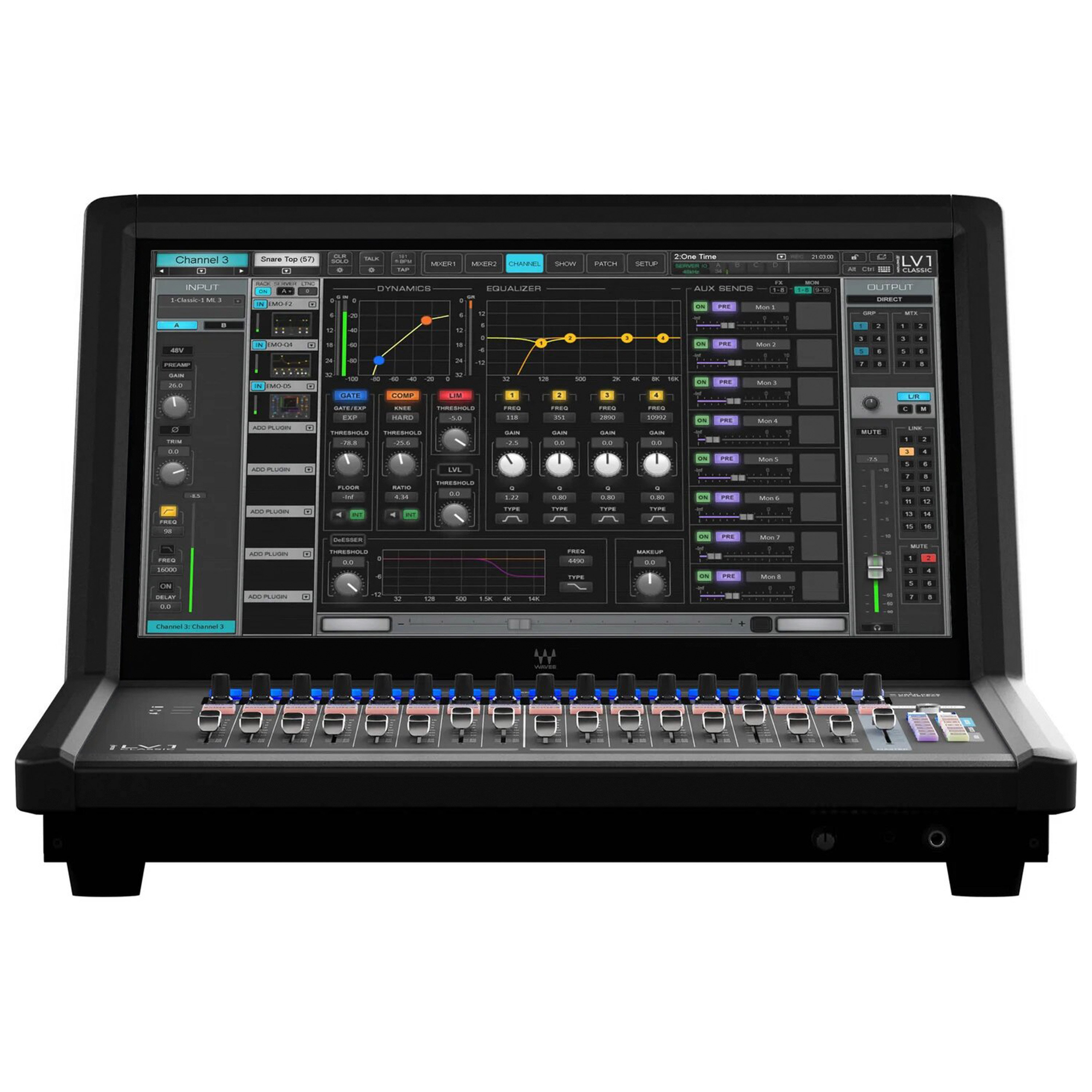 Emption Console Waves eMotion LV1 Classic - Console de mixage numérique SonoVente.com