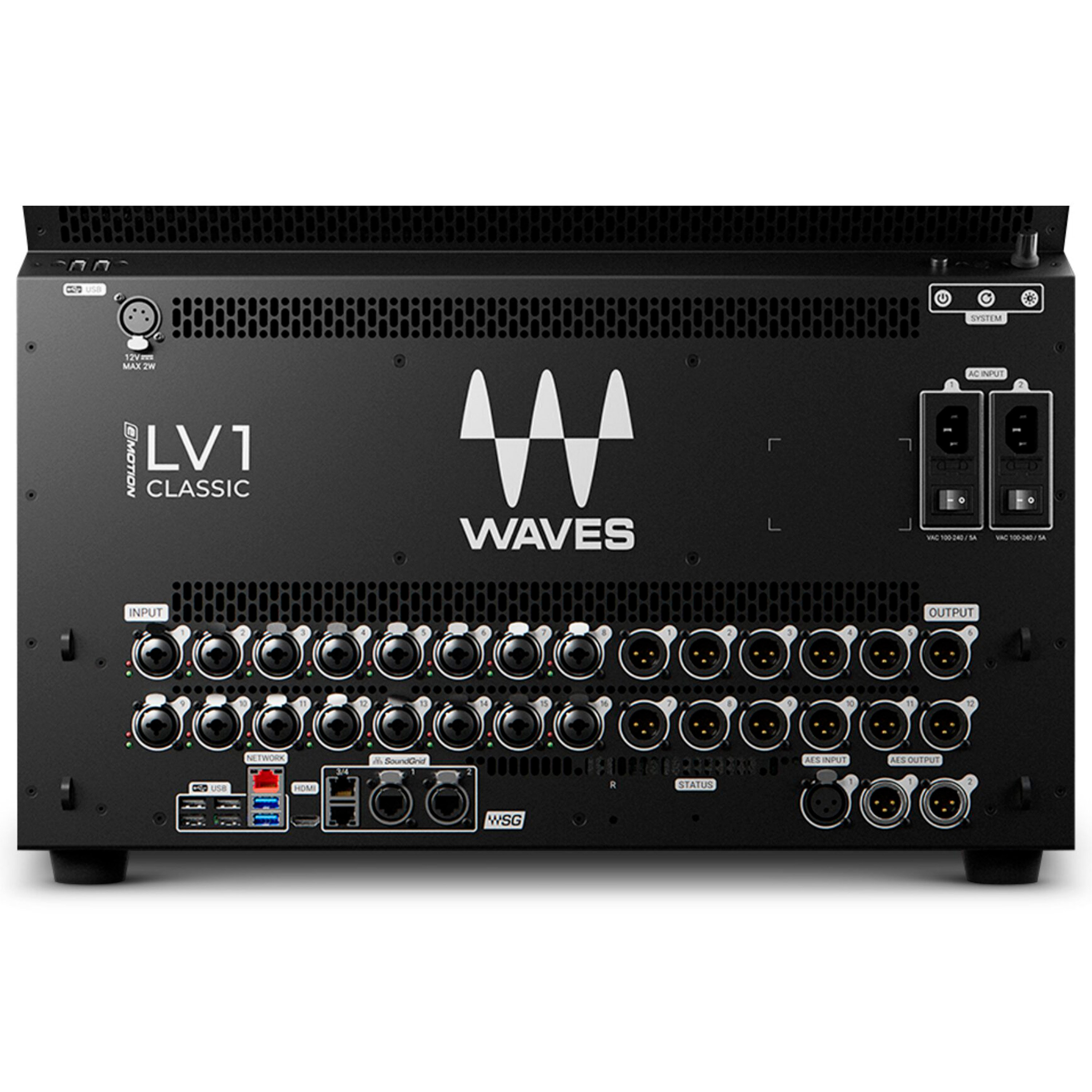 Emption Console Waves eMotion LV1 Classic - Console de mixage numérique SonoVente.com