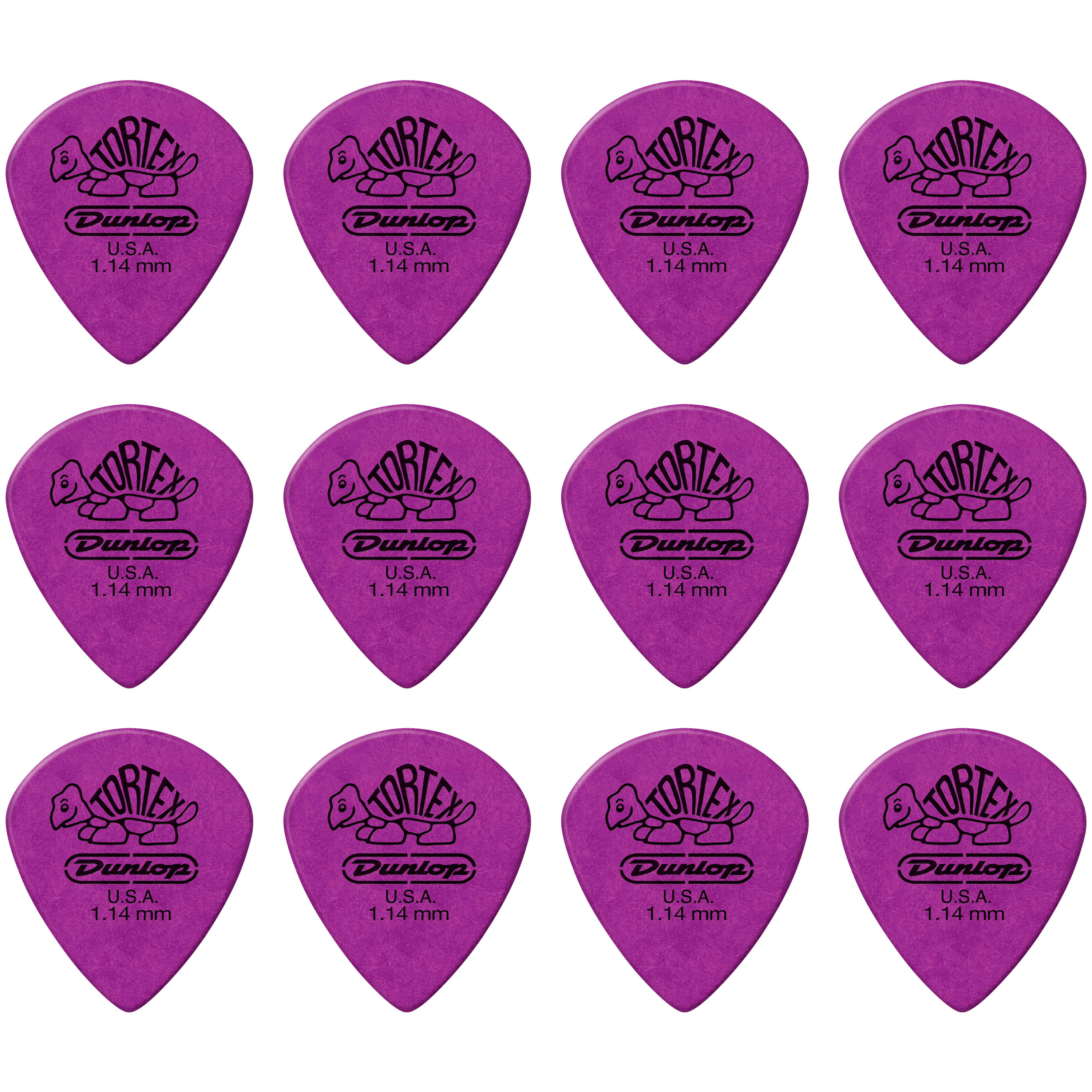 Dunlop 498P114 Tortex Jazz III XL 1,14 mm Sachet de 12 - Médiators ...
