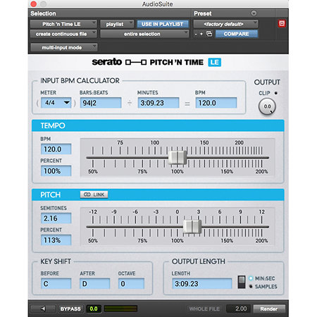 Serato Pitch'n Time LE 3.0 Code License