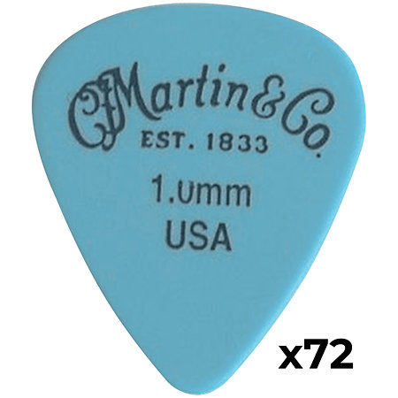 Martin Guitars A5100 Pick Heavy Sachet de 72 Bleu