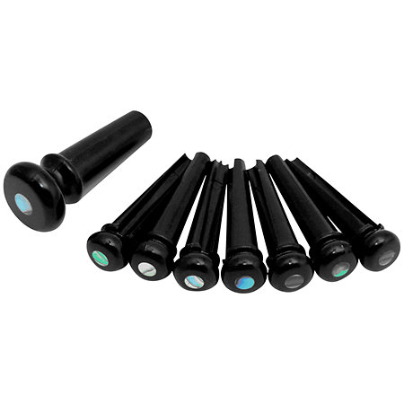APP42 Set de Chevilles Noir Point Perle Martin Guitars